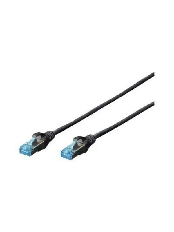 DIGITUS Professional patch cable - 2 m - black RAL 9005 - Svart - 2m