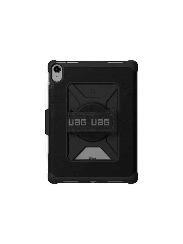 UAG Metropolis Series Rugged Case for iPad 10.9 (10th Gen 2022) - Metropolis w Handstrap Black