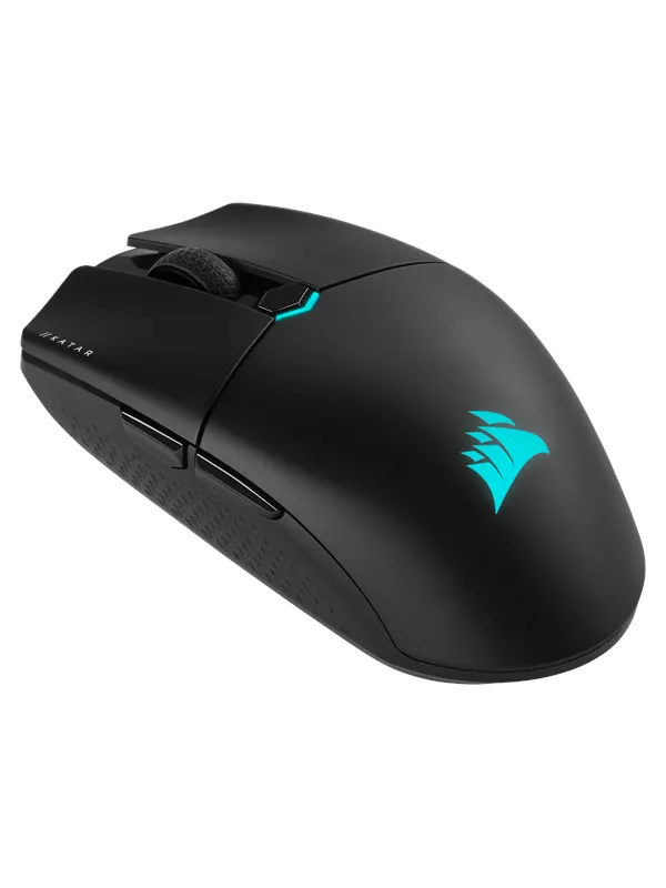 Corsair Katar Elite Wireless - Gamingmus - Optic - 6 knappar - Svart