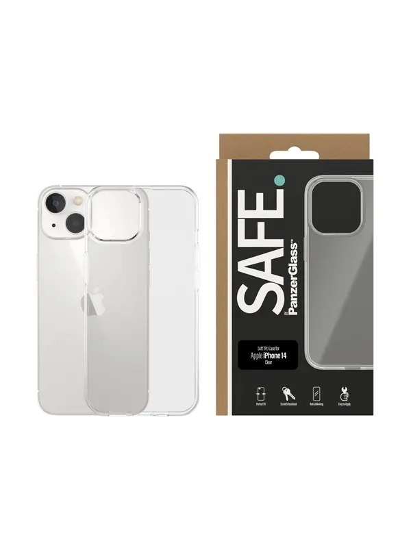SAFE by PanzerGlass TPU Case Apple iPhone 14 | 13 | Transparent