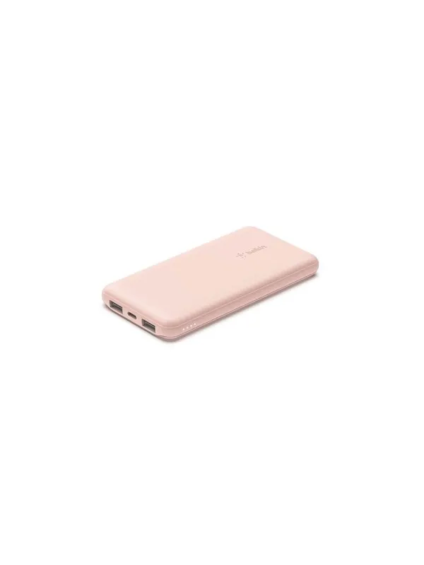 Belkin 10K Power Bank w/USB-C 15W - Rose Gold - 10000 mAh