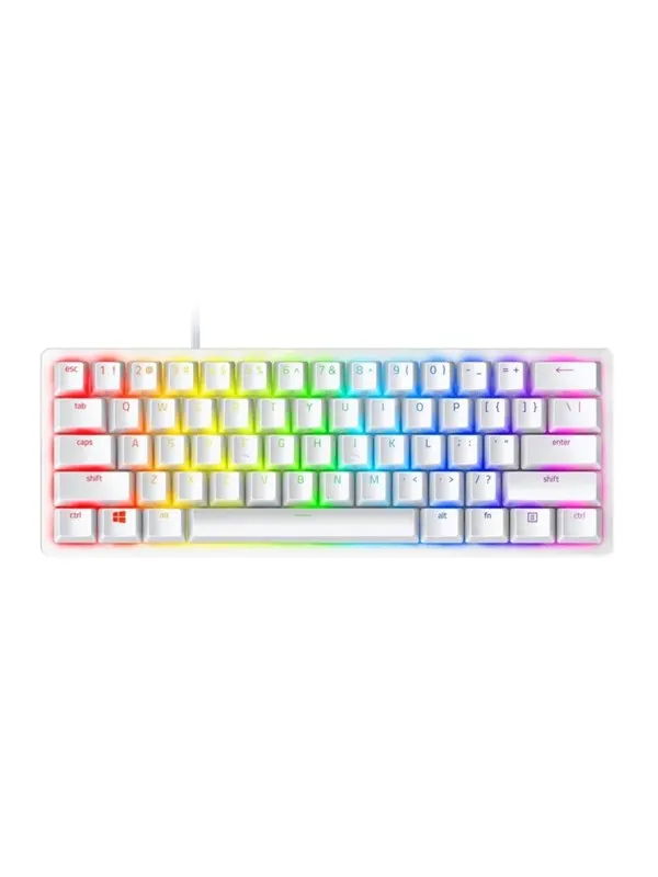Razer Huntsman Mini Linear - Mercury - ND - Gaming Keyboard - Utan numpad - Nordisk - Vit