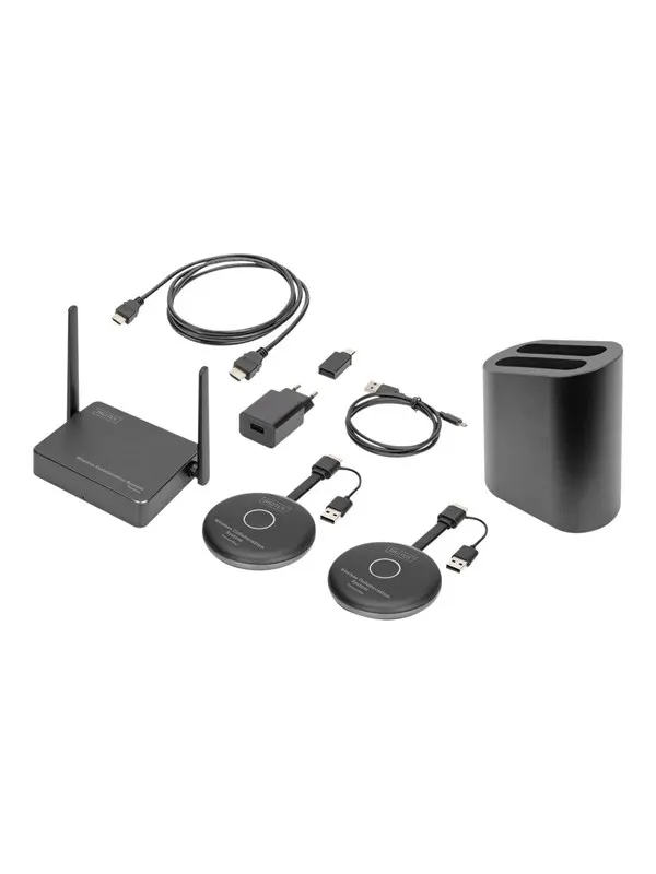 DIGITUS DS-55317 Wireless Collaboration System - 2 Transmitters + 1 Receiver