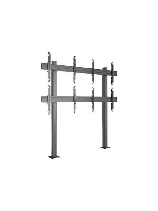 Multibrackets M Pro Series - mounting kit - for 2x2 video wall - black - Max - recommended for 65"