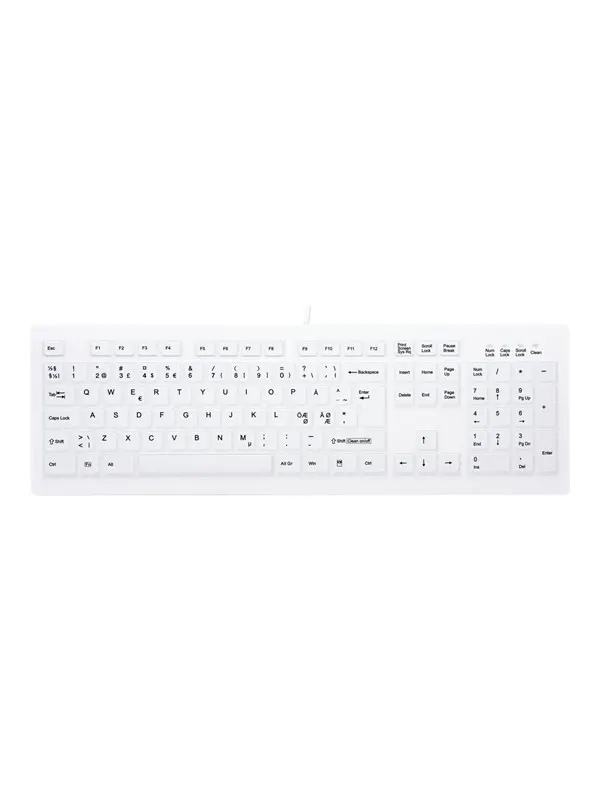 Cherry MedicalKey - Tangentbord - Nordisk - Vit