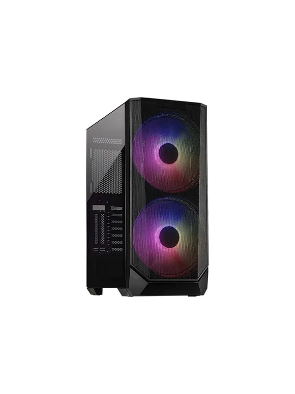 Inter-Tech IT-3503 Airstream - Chassi - Tower - Svart