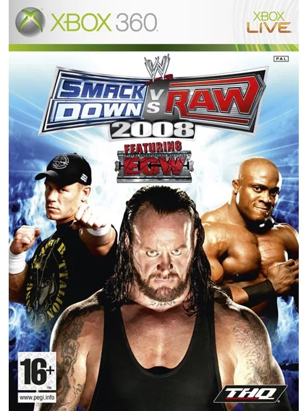 WWE SmackDown! vs. RAW 2008 - Microsoft Xbox 360 - Sport