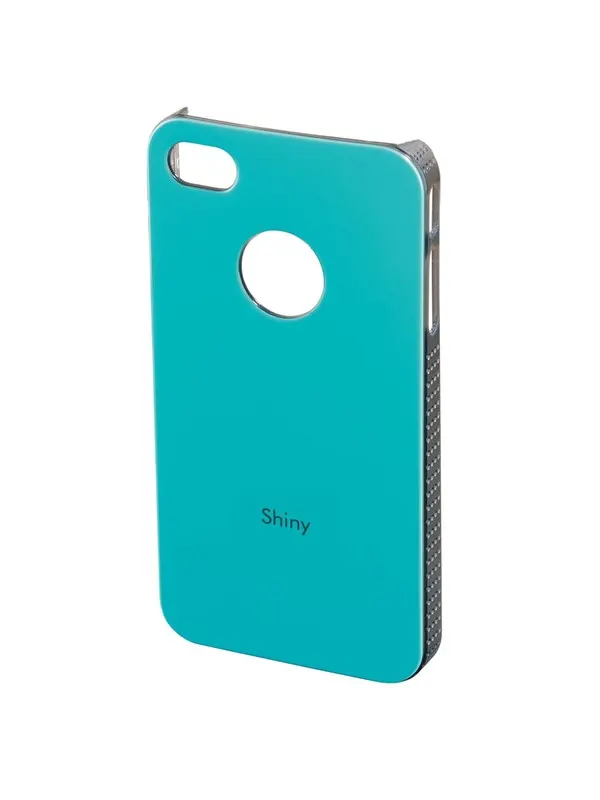 Hama Mobil Cover iPhone 4/4S Shiny Hard Cover Turquoise