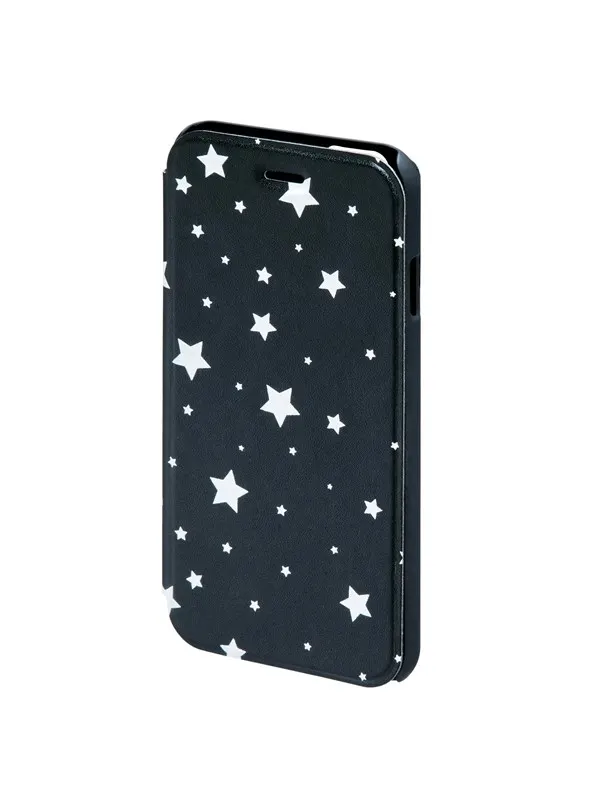 Hama "Luminous Stars" Booklet Case for Apple iPhone 6/6s black/white