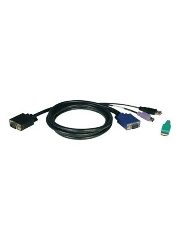 Tripp Lite 6ft USB / PS2 Cable Kit for KVM Switches B040 / B042 Series KVMs 6' - keyboard / video / mouse (KVM) cable kit - 1.8 m