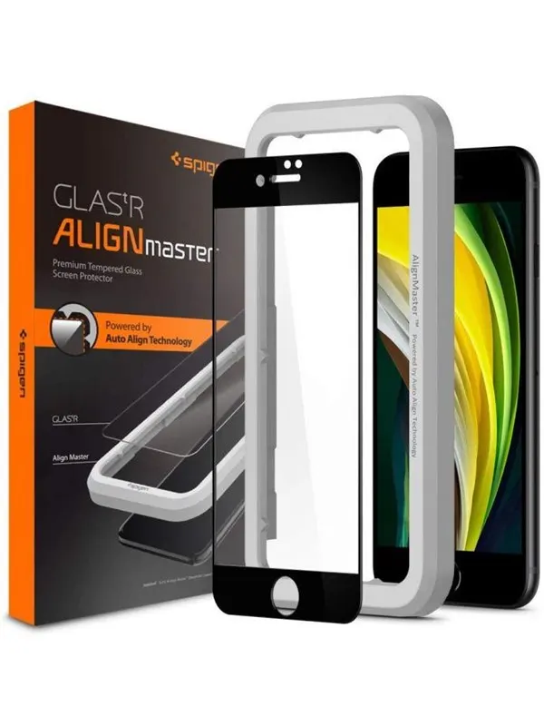 Spigen AlignMaster FC - black - iPhone SE (2022/2020)/8/7