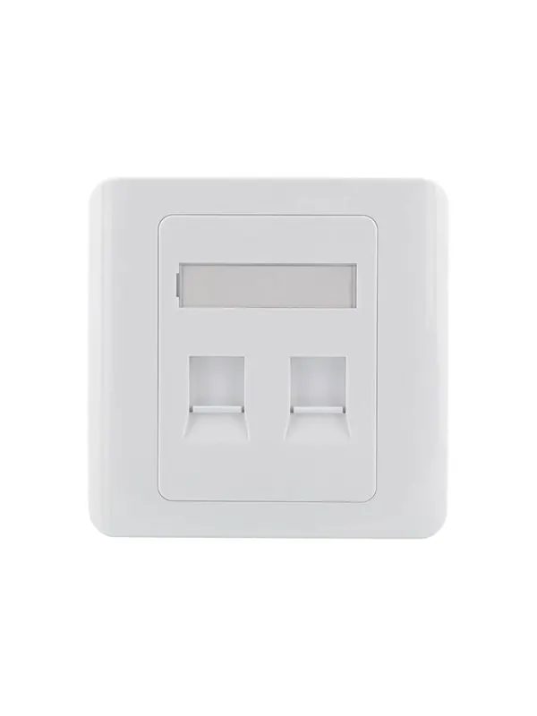 Deltaco Flush Mount For Keystone 2 ports
