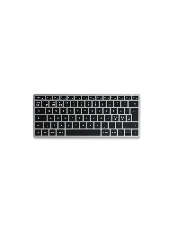 Satechi Slim X1 - Tangentbord - Nordisk - Svart