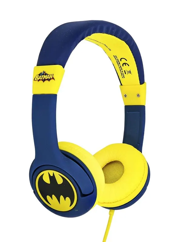 OTL Batman-symbol - Barnhörlurar - Volymbegränsad 85dB max