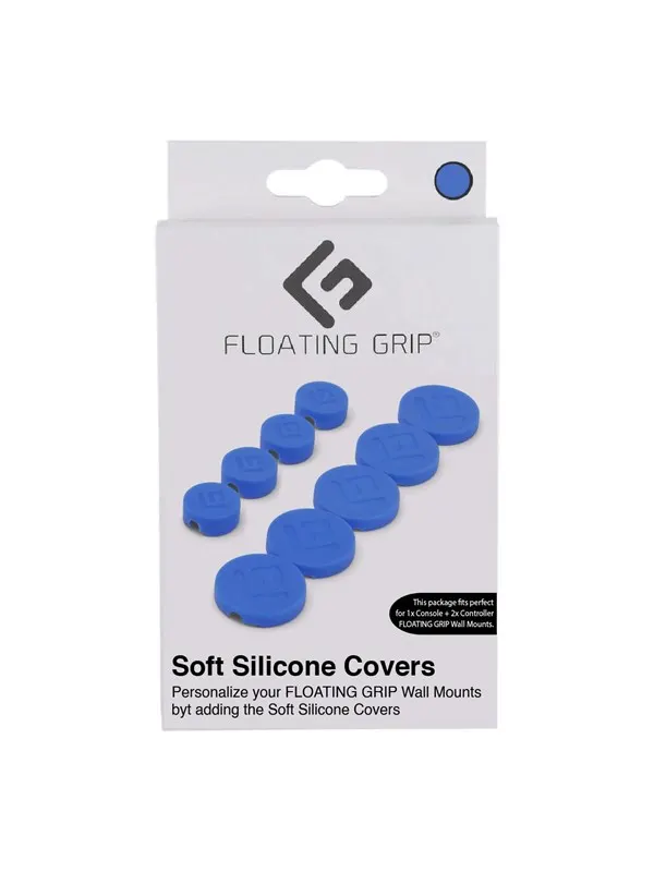 Floating Grip Wall Mount Covers (Blue) - Miscellaneous - Sony PlayStation 5