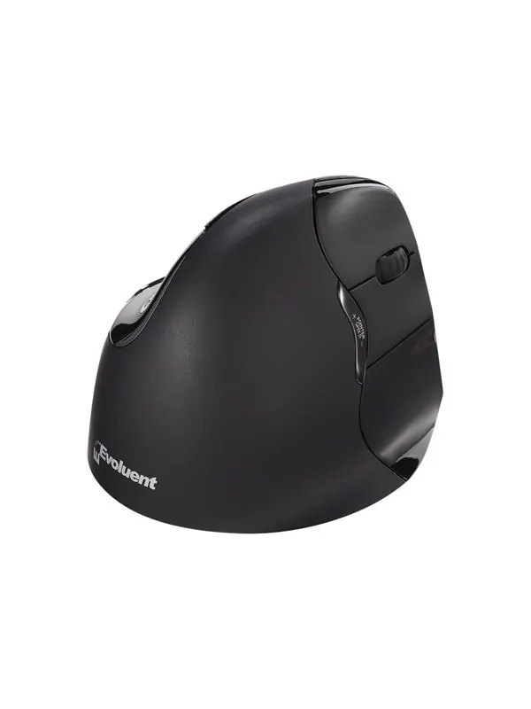 Evoluent Vertical Mouse 4 - Vertical mouse - 6 knappar - Svart