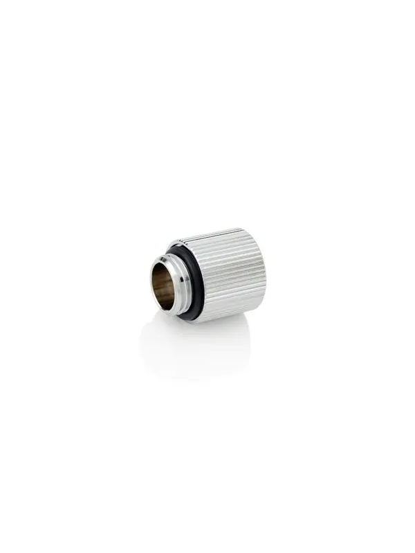 Bitspower G1/4" IG1/4" Extender Fitting - 15MM (Glorious Silver) (2 PCS )