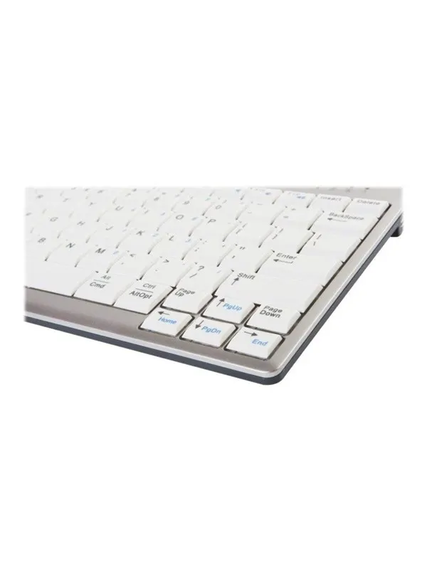 Bakker Elkhuizen UltraBoard 950 - keyboard - Nordic - Tangentbord - Nordisk - Silver