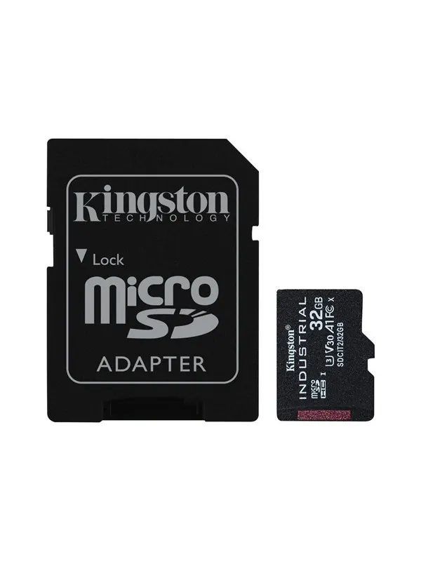 Kingston Industrial microSD/SD - 100MB/s - 32GB