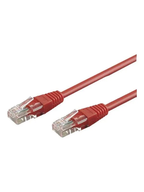 Pro CAT 5e U-UTP Patch Cord - 0.5m - Röd - 0.5m