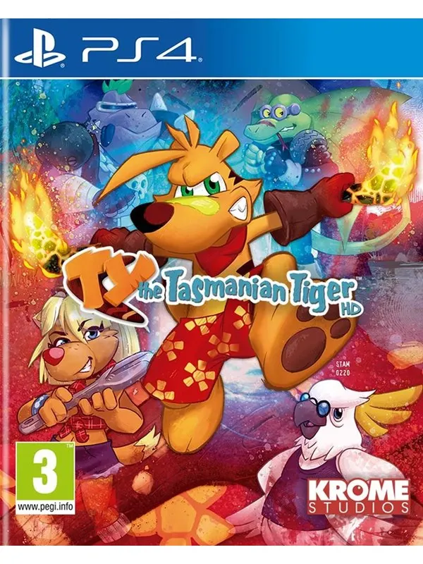 TY the Tasmanian Tiger HD - Sony PlayStation 4 - Plattformsspelare