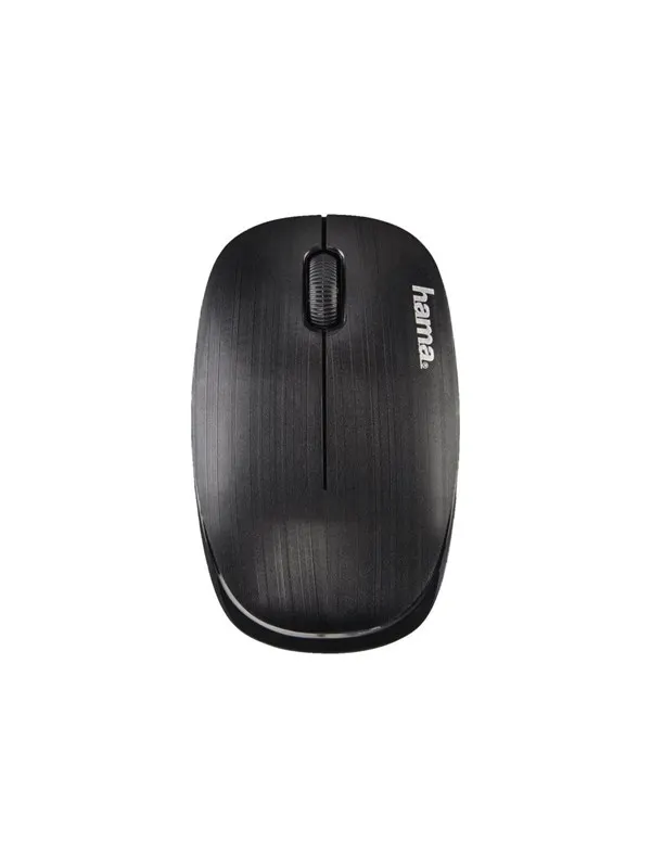 Hama MW-110 - mouse - 2.4 GHz - black - Mouse - Optic - 3 knappar - Svart