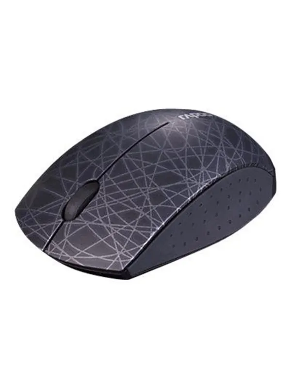 RAPOO 3300p - mouse - 2.4 GHz - Mouse - Optic - Svart