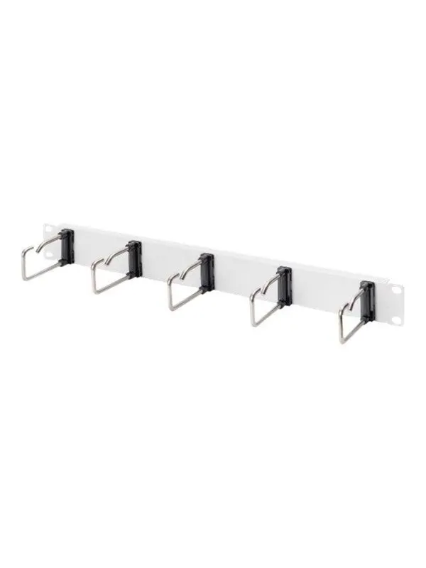 DIGITUS DN-97666 - cable management panel with rings - 1U - 19"