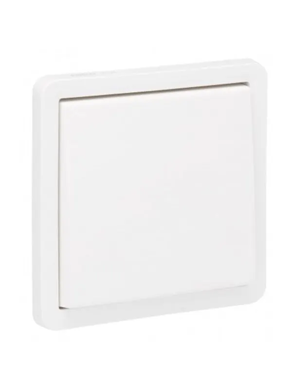 Niko-Servodan Splashproof surface-mounting switch 10 ax/250 vac with plug-in terminals excluding surface-mounting box white