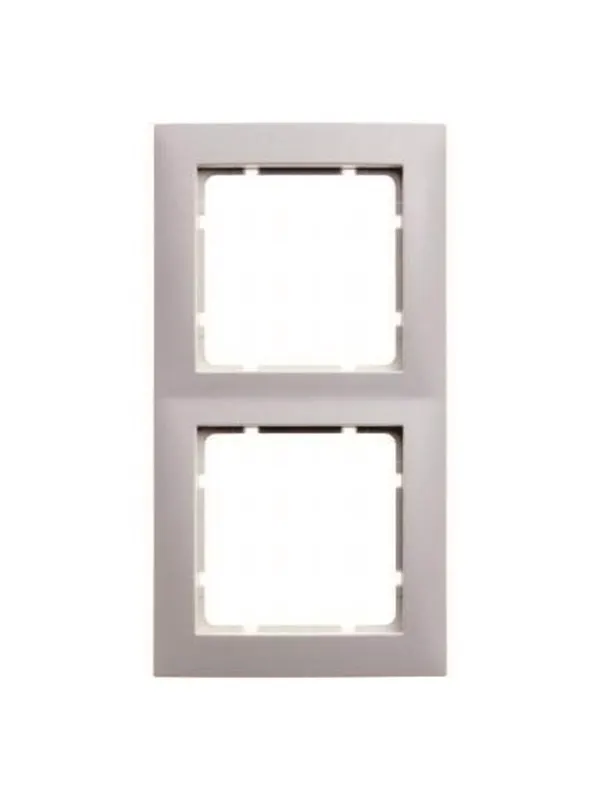 Berker Frame 2gang berker s1 polar white