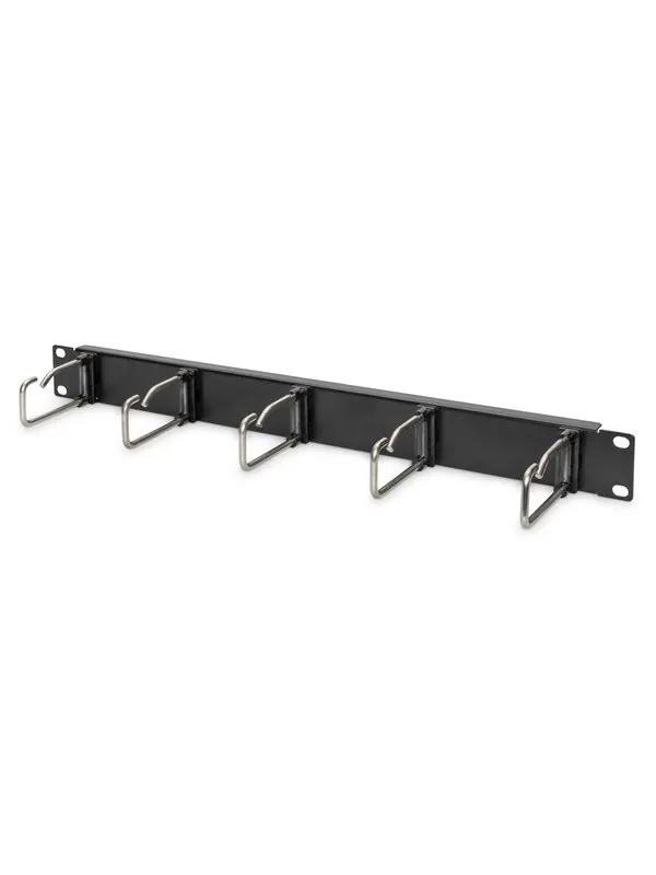 DIGITUS DN-97667 Cable Management Panel Steel Rings 482.6 mm (19") Cabinets 1U