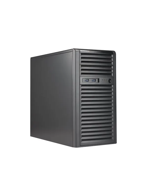 Supermicro SC731 i-404B - Chassi - Tower - Svart