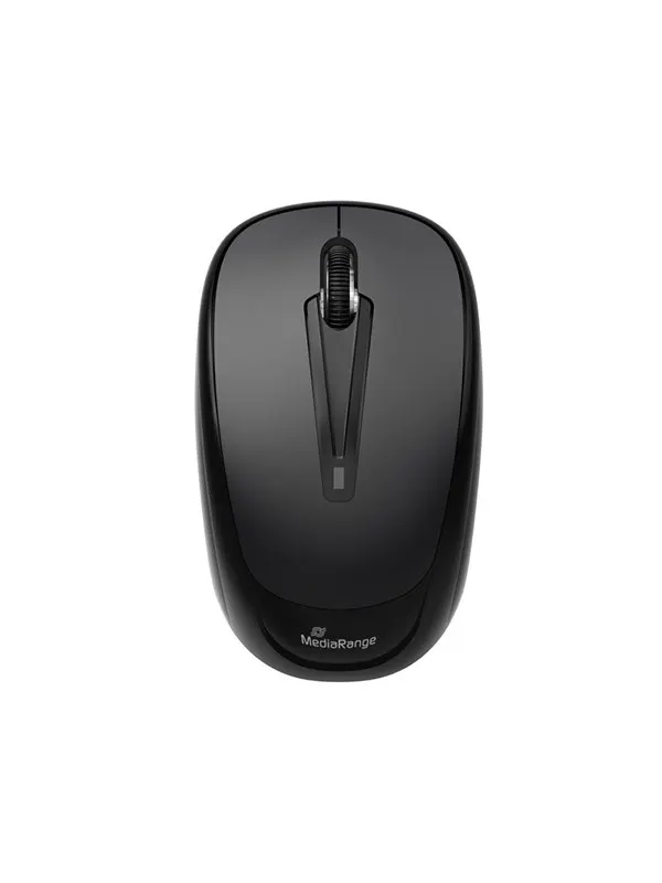 MediaRange optisk mus - Svart - Mouse - Optic - 3 knappar - Svart