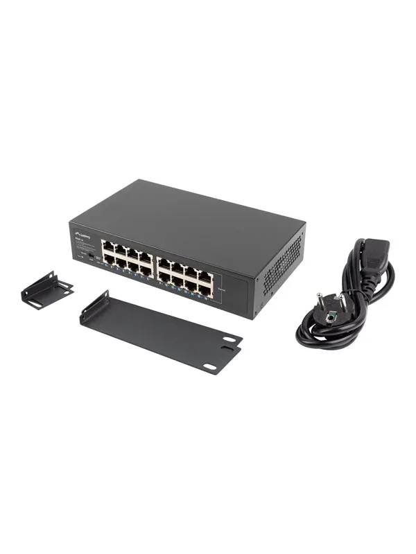 Lanberg RSGE-16 16-Port Gigabit Unmanaged Rack Switch