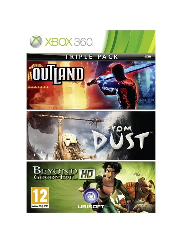 Beyond Good and Evil/Outland/From Dust - Microsoft Xbox 360 - Action