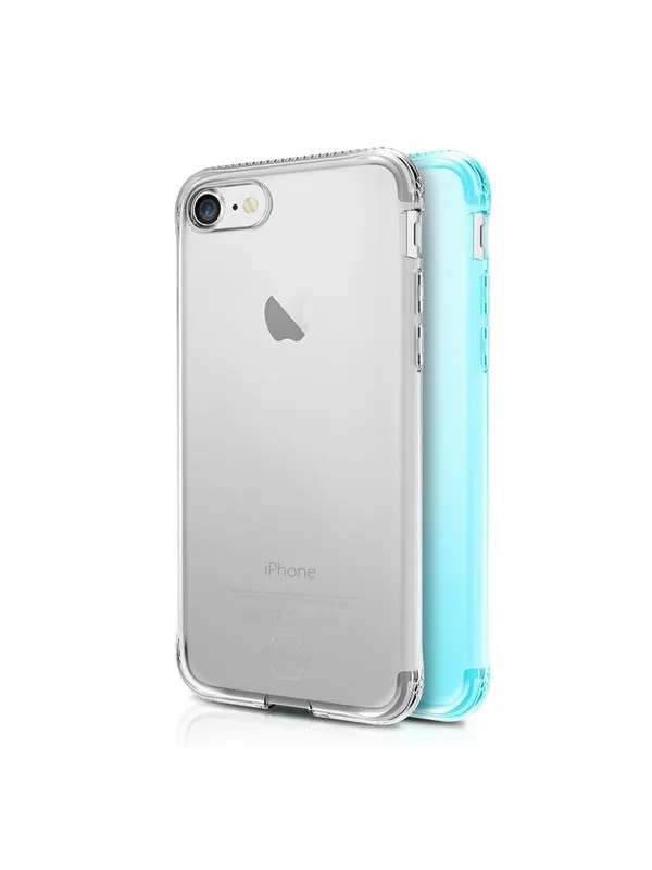 ITSKINS NANO DUO skal för iPhone XS / X® - Lila och transparent