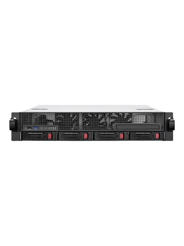 SilverStone RM21-304 - Chassi - Server (Rack) - Sølv