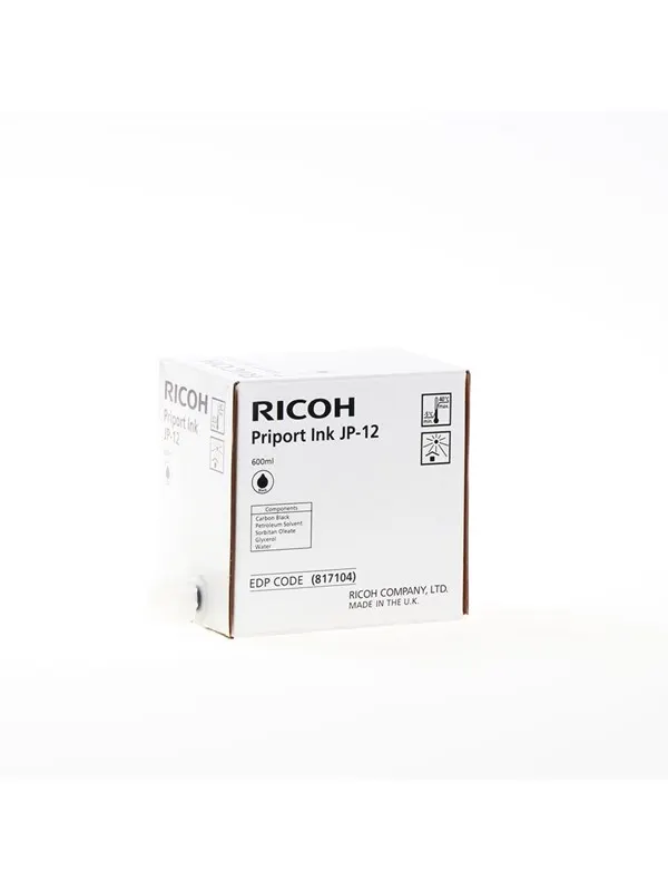 Ricoh JP12 - black - original - ink refill