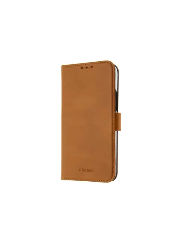 Insmat PREMIUM FLIPCASE IPHONE 12 PRO BROWN