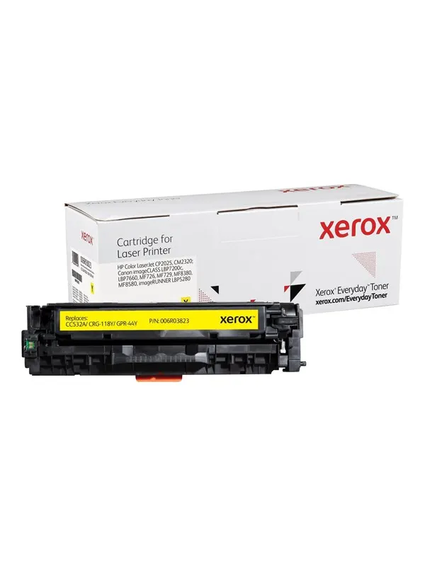 Xerox 006R03823 / Alternative to HP 304A / CC532A Canon CRG-118Y / GPR-44Y Yellow Toner