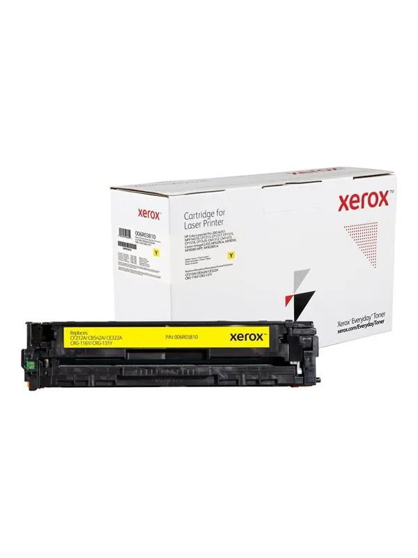 Xerox 006R03810 / Alternative to HP 125A / CB542A HP 128A / CE322A HP 131A / CF212A Canon CRG-131Y Yellow Toner