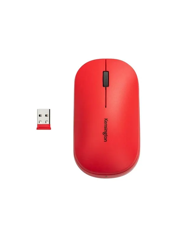Kensington SureTrack - Mouse - Optic - 4 knappar - Röd