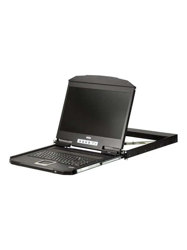 18" ATEN CL3100NX-ATA-AG 1U Ultra Short Depth Sin