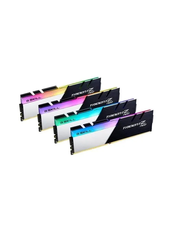 G.Skill Trident Z Neo DDR4-3600 - 128GB - CL18 - Quad Channel (4 pcs) - AMD Optimized - Svart med RGB