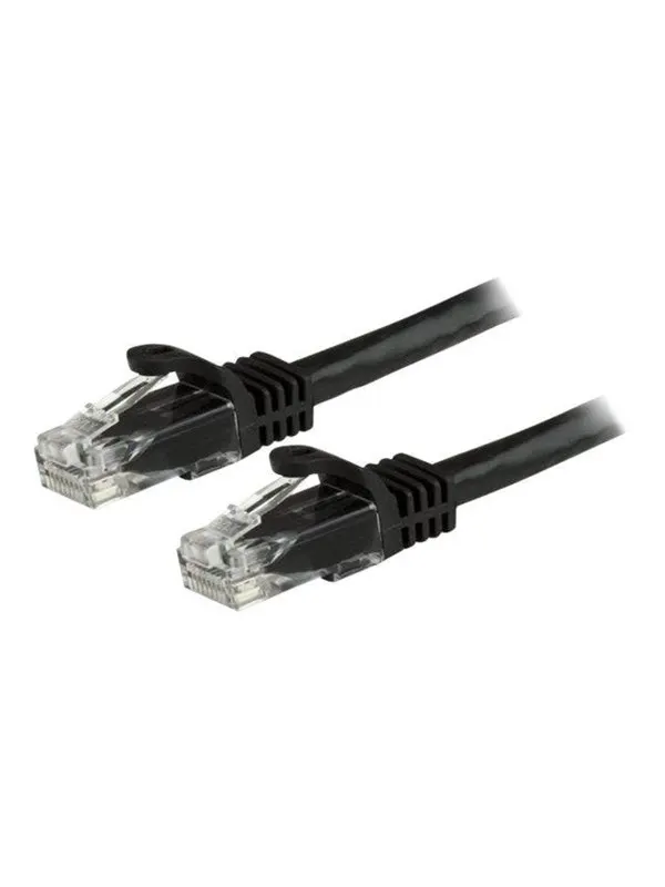 StarTech.com 7.5 m CAT6 Cable - Black Patch Cord - Snagless - ETL Verified - patch cable - 7.5 m - black - Svart - 7.5m