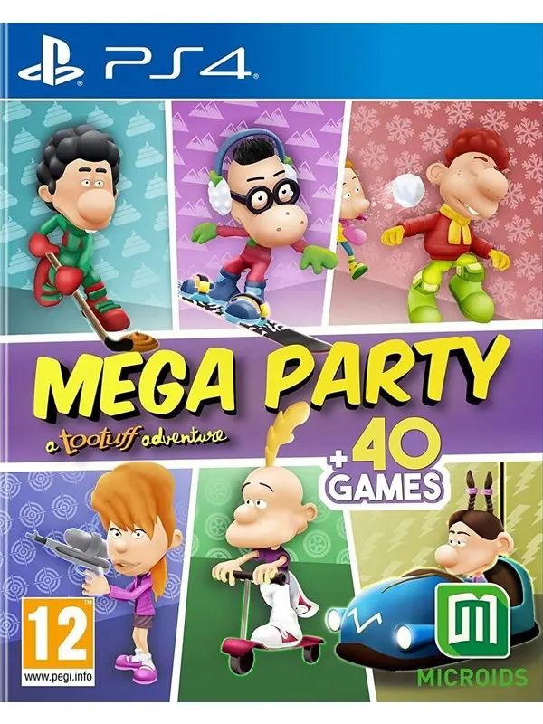Mega Party: A Tootuff Adventure - Sony PlayStation 4 - Party