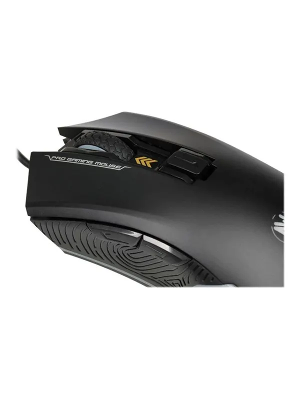 iBOX Aurora A-3 - mouse - USB - black - Mouse - Optic - 6 knappar - Svart