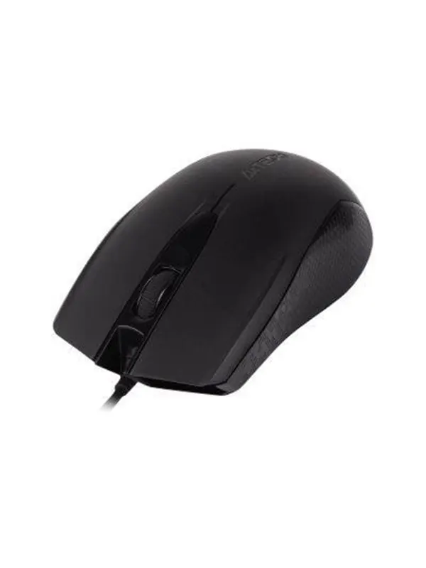 A4Tech OP-760 - Mouse - Optic - 3 knappar - Svart