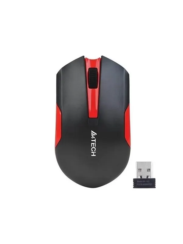 A4Tech G3-200N1 Black/Red - Mouse - Optic
