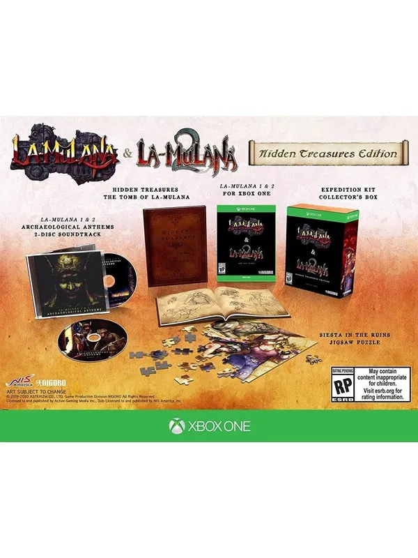La-Mulana 1 &amp; 2: Hidden Treasures Edition - Microsoft Xbox One - Plattformsspelare